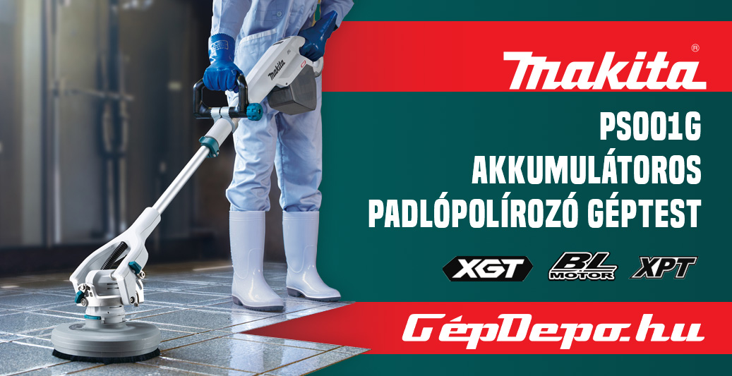 Makita PS001G Padlópolírozó Géptest