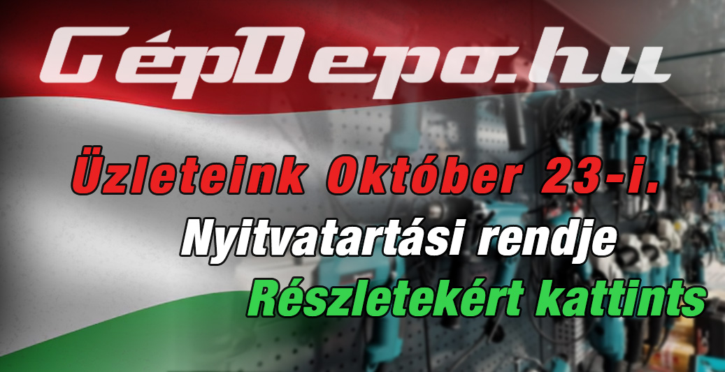 Október 23 Ünnepi Nyitvatartás