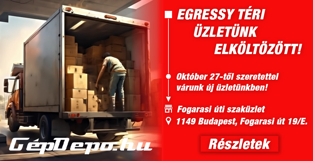 Egressy Téri Üzletünk Elköltözött!