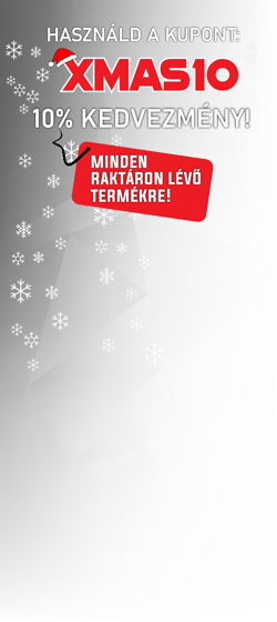 XMAS10 KUPON Minden raktáron lévő termékre! 10% kedvezmény!