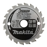 Specialized körfűrésztárcsa (akkus körfűrészhez)