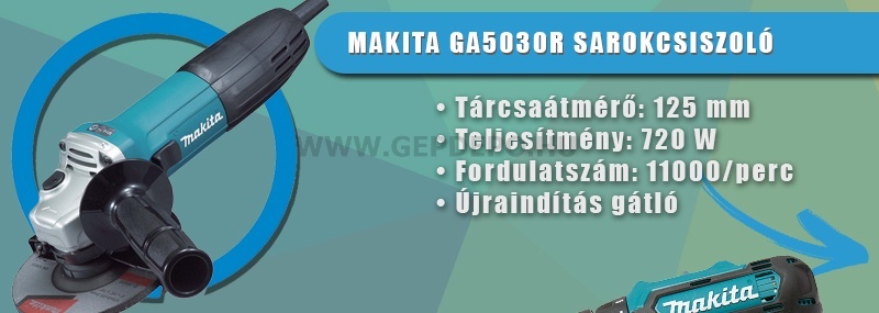 Makita GA5030R sarokcsiszoló