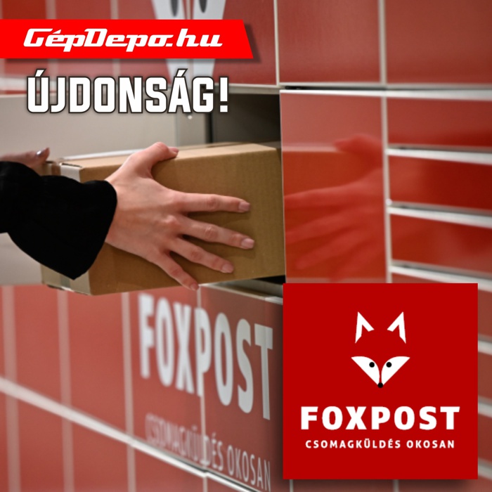 Már a Foxpost is elérhető nálunk!