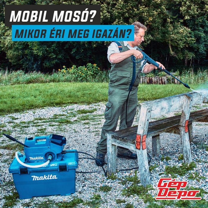 Mobil magasnyomású mosó használata - mikor éri meg igazán?