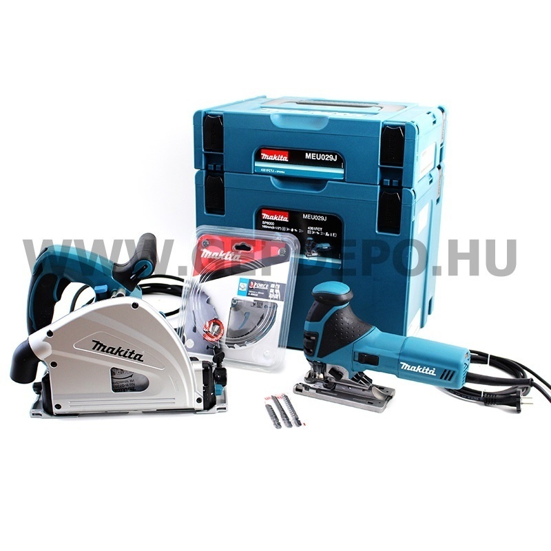 smidig Watt offer Makita MEU029J szett SP6000J merülőfűrész + 4351FCTJ szúrófűrész |  Elektromos kéziszerszám | Faipari gép | Körfűrész