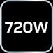 720W fűtőteljesítmény