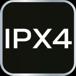 IPX4 -Védett a fröccsenő víz ellen