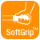 SoftGrip™ - Kényelmes, ütésálló, a rázkódásokat elnyelő markolat.