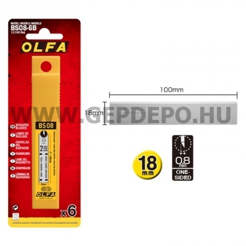 Olfa BS08-6B kaparó penge
