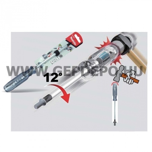 Makita ütésre elforduló pozidrive csavarhúzó - PZ2 x 125 mm