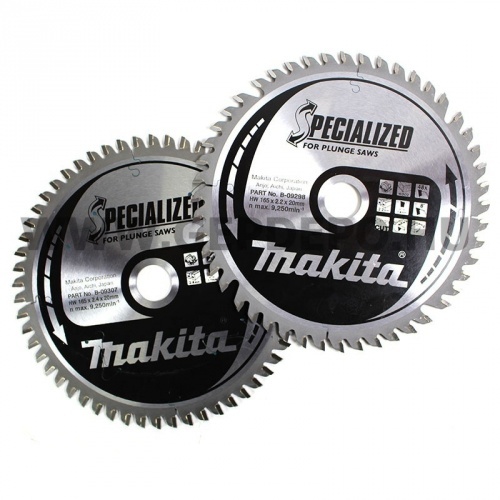 Makita Specialized körfűrészlap duo-pack 165mm f:30 (B-09298 + B-09307)