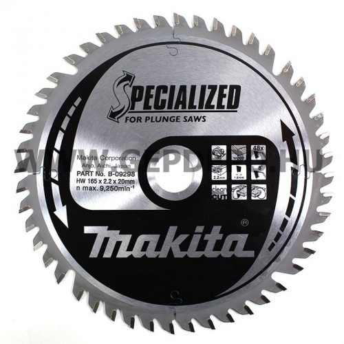 Makita Specialized körfűrészlap duo-pack 165mm f:30 (B-09298 + B-09307)