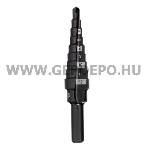 Milwaukee lépcsősfúró 4 - 12 mm-ig 9 lépcsős