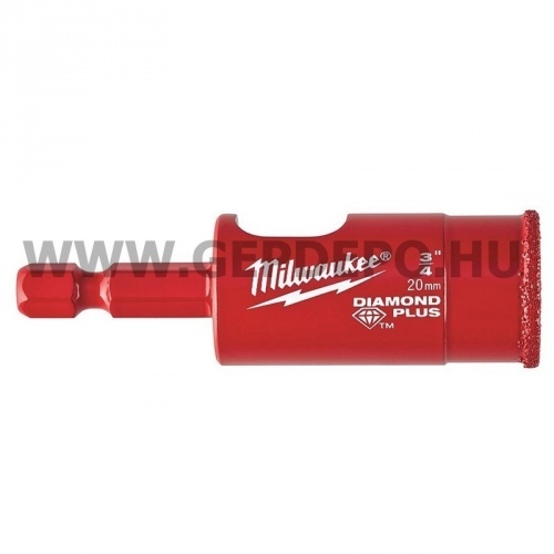 Milwaukee Diamond Plus™ vizes / száraz fúrószár 20 mm