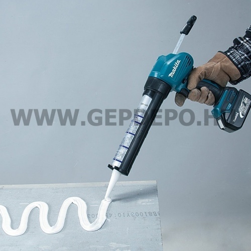 Makita DCG180Z akkus kittkinyomópisztoly géptest