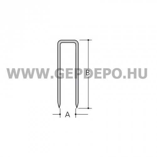 Makita tűzőkapocs 10x19mm fényes DST220/DST221 5000db