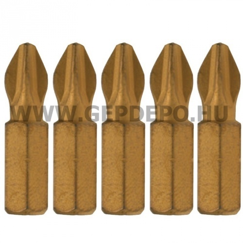 Makita titánium bit PH1x25 mm - 5 db