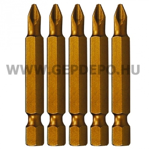Makita titánium bit PH3x50 mm - 5 db