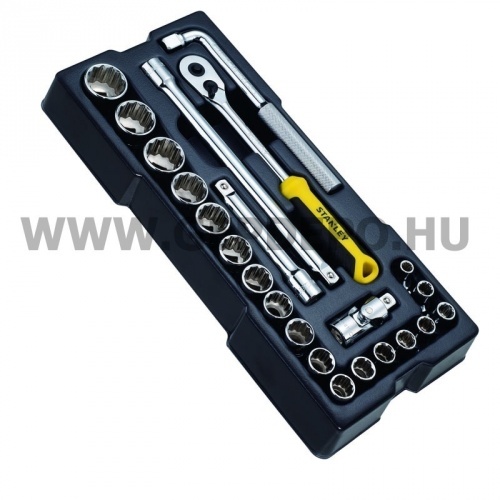 Stanley Transmodule rendszer 1/2 dugókulcs készlet 12 pontos 23 részes