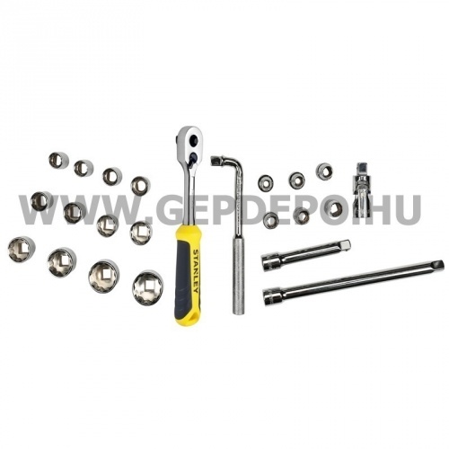 Stanley Transmodule rendszer 1/2 dugókulcs készlet 12 pontos 23 részes