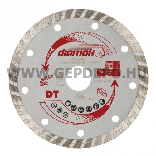 Makita Diamak turbó gyémánttárcsa 125mm