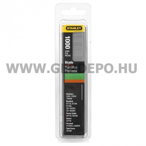 Stanley tűzőszeg "E"/"J" 12mm 1000db