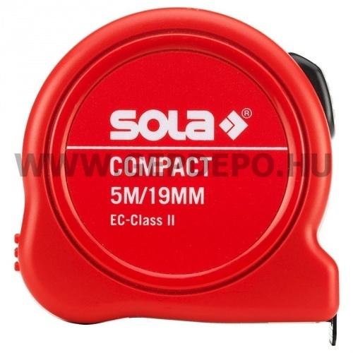 Sola acél mérőszalag 5m Compact (19mm)