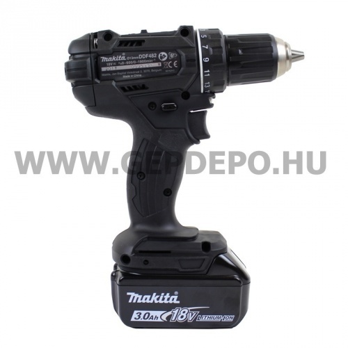 Makita DDF482RFEB akkus fúró-csavarbehajtó 18V LXT