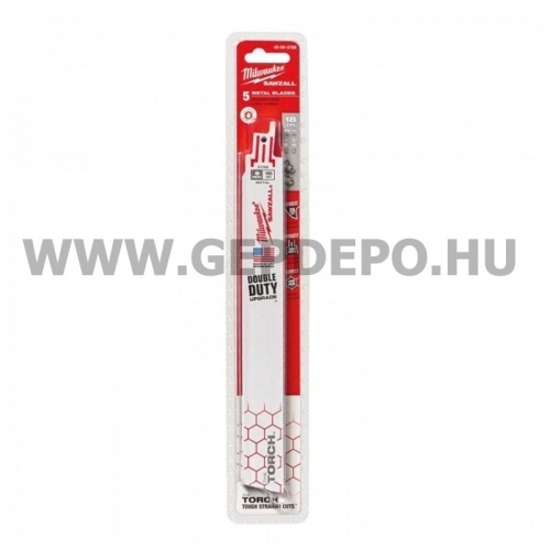 Milwaukee SAWZALL univerzális orrfűrészlap Bi-metal 5db-os