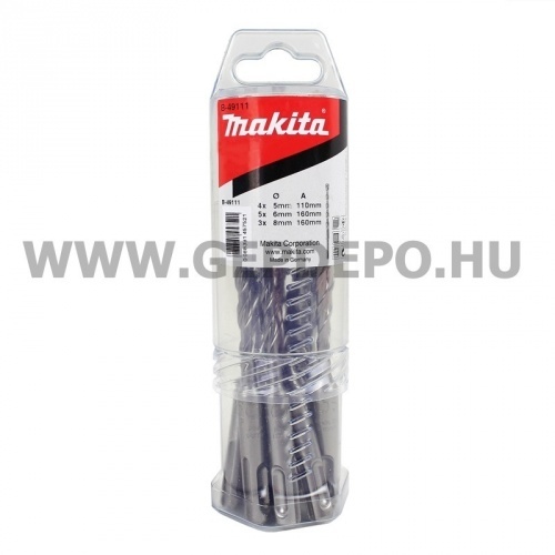 Makita SDS-Plus 4 plus 5x110 (3db) 6x160 (5db) 8x160 (3db)