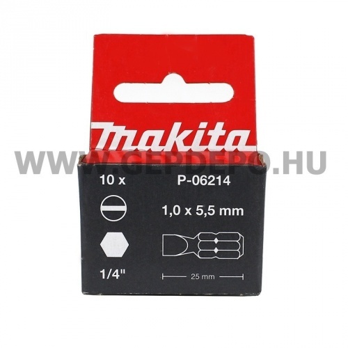 Makita Profi lapos bit 5,5x25mm 10db