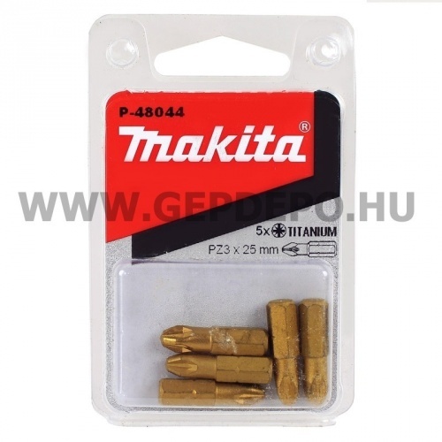 Makita titánium bit PZ3x25 mm - 5 db