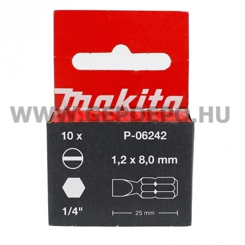 Makita Profi lapos bit 8x25mm 10db