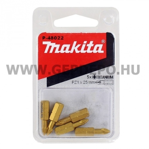 Makita titánium bit PZ1x25 mm - 5 db