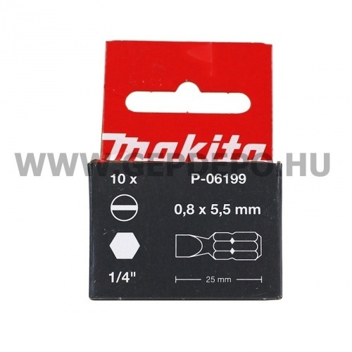 Makita Profi lapos bit 5,5x25mm 10db