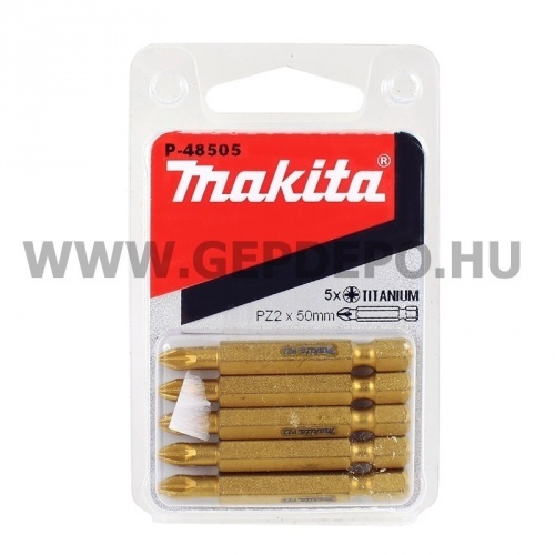 Makita titánium bit PZ2x50 mm - 5 db