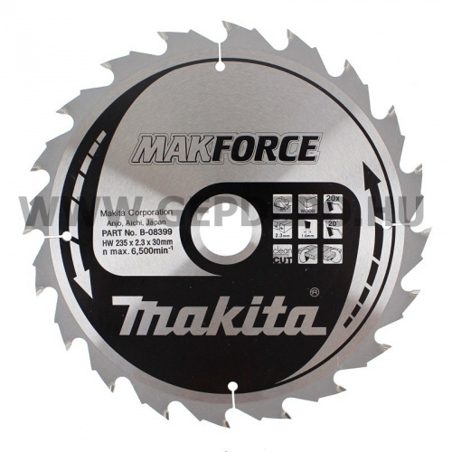 Makita Makforce körfűrészlap duo-pack 235mm f:30 (B-08399 + B-08523)