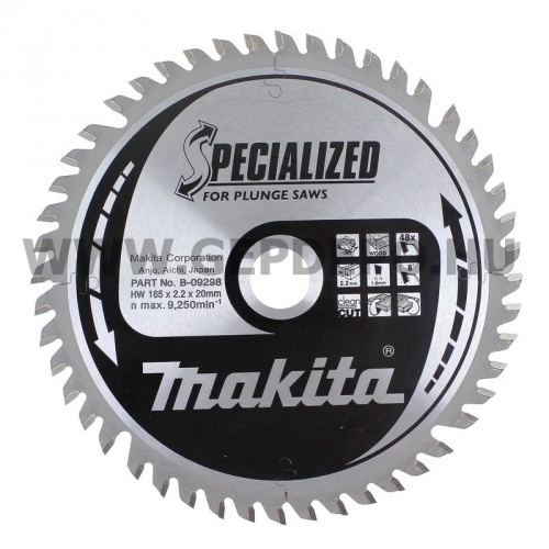 Makita Makforce körfűrészlap duo-pack 165mm f:20 (B-09298 + B-08159)