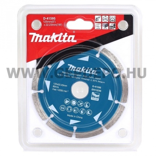 Makita 125mm gyémánttárcsa szegmentált