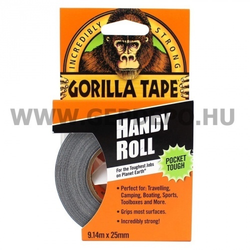 Gorilla Tape Duct Tape To-Go szupererős ragasztószalag vékony kiszerelés 9mx25mm