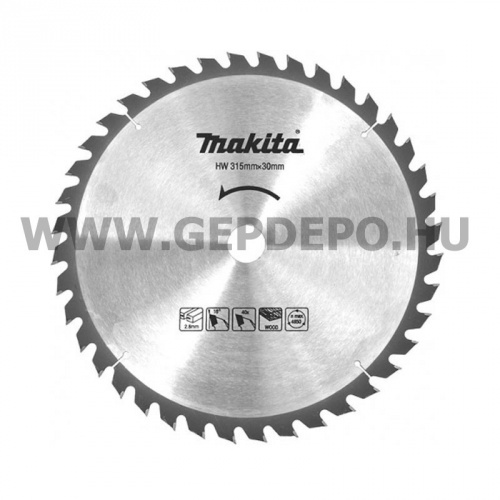 Makita Standard körfűrészlap 315mm f:30 Z40