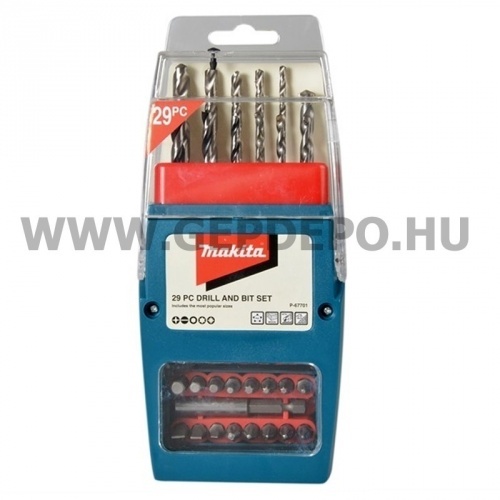 Makita fúró-csavarbehajtó készlet 29 részes