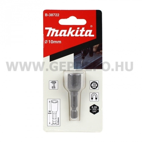 Makita 1/4" SW10x50 mm mágneses dugókulcs