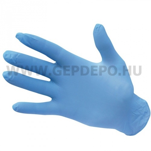 Portwest A925 - Egyszerhasználatos nitril kesztyű, púdermentes (100 db), kék L