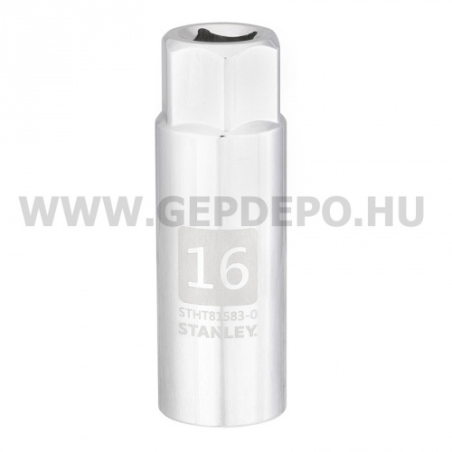 Stanley gyújtógyertya kulcs 16mm 3/8"