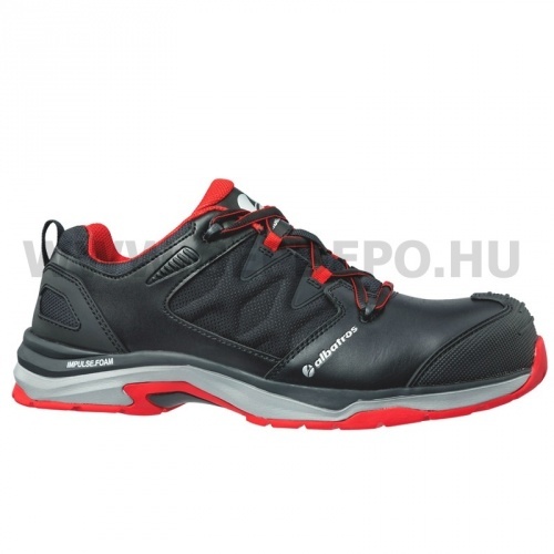 Albatros Ultratrail munkavédelmi cipő Low S3 ESD HRO SRC, fekete/piros 44