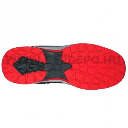 Albatros Ultratrail munkavédelmi cipő Low S3 ESD HRO SRC, fekete/piros 44
