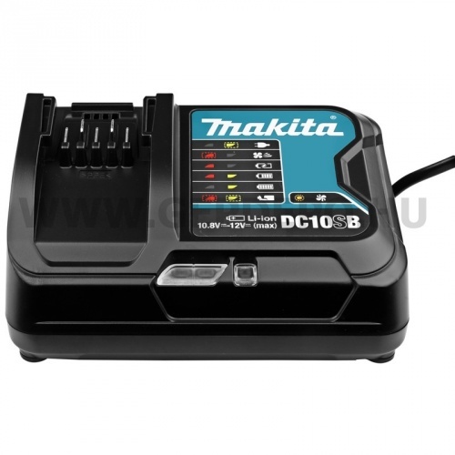 Makita DC10SB akkumulátor gyorstöltő 10,8V-12V Max Li-ion CXT