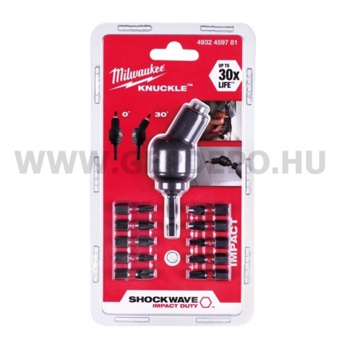 Milwaukee pozícionálható mágneses bittartó ütvecsavarozókhoz 85mm 1/4"