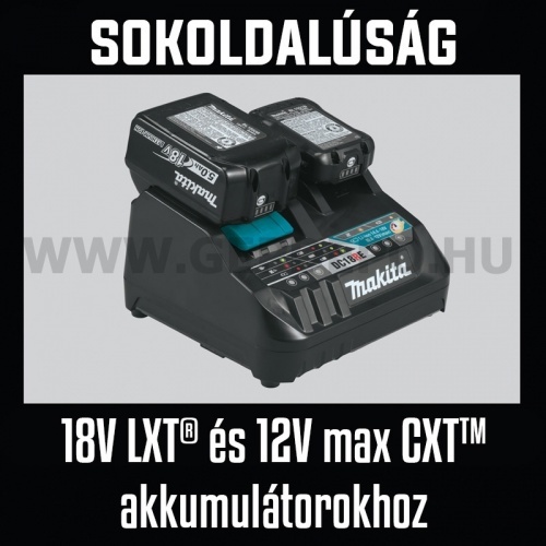 Makita DC18RE CXT/LXT akkumulátor gyorstöltő 10,8V-18V